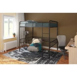 Full Metal Loft Bed - Room & Joy -Room & Joy GUEST 01b08e54 79db 4433 a457 1c52cb3e4611