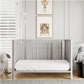 Room & Joy Emmett Curved Post 3-in-1 Crib - Sharkey Gray 7 Room & Joy Emmett Curved Post 3-in-1 Crib - Sharkey Gray - Image 5