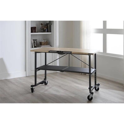 Portable Workbench /Craft Desk/ Folding Utility Table Steel Gray - Room & Joy 3 Portable Workbench /Craft Desk/ Folding Utility Table Steel Gray - Room & Joy