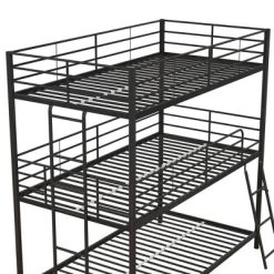 Triple Twin Zeke Metal Bunk Bed - Room & Joy -Room & Joy GUEST 038eee45 0945 4561 9171 bba037da82d1