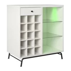 Hannaford Bar Cabinet White - Room & Joy -Room & Joy GUEST 04f3cc3a dcf7 4939 9110 b9a8b4de95d8