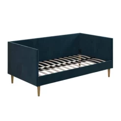 Twin Fabio Velvet Mid-Century Daybed - Room & Joy -Room & Joy GUEST 07b3a334 17f9 499e 9c46 464696ba79ea
