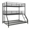 Twin/Twin/Full Zeke Triple Metal Bunk Bed - Room & Joy -Room & Joy GUEST 085387f7 08f3 45e3 aa76 43057eb8ca91