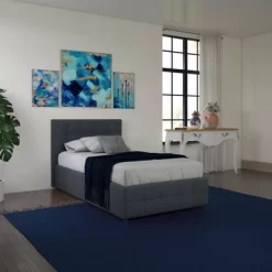 Rosalie Upholstered Bed With Storage - Room & Joy -Room & Joy GUEST 086077db 16c6 4772 97ab bbe6fe0dbd6b