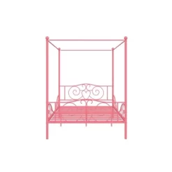 Full Clara Metal Bed Pink - Room & Joy -Room & Joy GUEST 0d51973e d8b6 42d7 8bd6 94bc2d3608a0