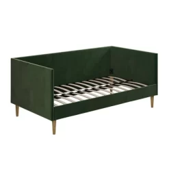 Twin Fabio Velvet Mid-Century Daybed - Room & Joy -Room & Joy GUEST 0da711d7 bfe0 4ad8 9007 950663e7f4db