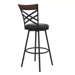 Set Of 3 Nettie Upholstered Adjustable Seat Swivel Barstools Black - Room & Joy 14 Set Of 3 Nettie Upholstered Adjustable Seat Swivel Barstools Black - Room & Joy -Room & Joy GUEST 0f25de74 637d 428b 9791 4f5429cd0ed9