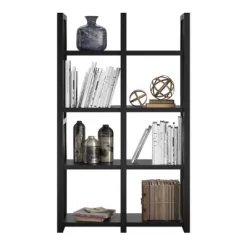 60" Liberty Bookshelf/Room Divider Black - Room & Joy -Room & Joy GUEST 10a0bbc9 f593 4863 8e38 6a3a9a3ecd34