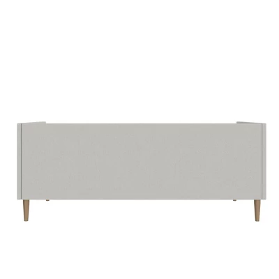 Valerian Upholstered Daybed Gray Linen - Room & Joy 8 Valerian Upholstered Daybed Gray Linen - Room & Joy - Image 6