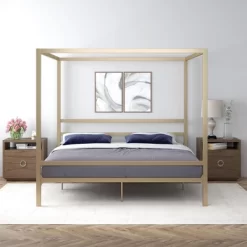 Briella Metal Canopy Bed - Room & Joy -Room & Joy GUEST 137cfbe5 0f02 49bc ac98 061875c70c01