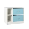 Elannie Avenue Nightstand With 2 Fabric Bins - Room & Joy