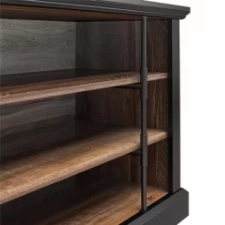 Hoffman Rustic TV Stand For TVs Up To 50" Black And Walnut - Room & Joy -Room & Joy GUEST 15471a0b 941b 4052 b121 806ba80b2562