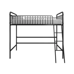 Twin Kaila Metal Loft Bed Black - Room & Joy -Room & Joy GUEST 166e1fe4 7c54 477c 9ee0 e1f762a9b7a9