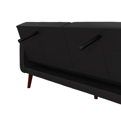 Fiore Modern Futon Faux Leather - Room & Joy 8 Fiore Modern Futon Faux Leather - Room & Joy - Image 6