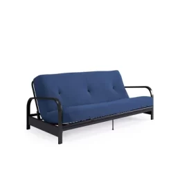 Full Axton Metal Arm Futon Frame With Mattress - Room & Joy -Room & Joy GUEST 1c8d8572 b24e 412d 914d 219002b8d901