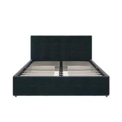 Rosalie Velvet Upholstered Bed W/Storage - Room & Joy -Room & Joy GUEST 1cc1432f ce08 4a1f b4e6 9a292f9d909e