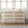 Latta 6 Drawer Dresser With Faux Rattan Ivory Oak - Room & Joy -Room & Joy GUEST 2080cb26 bf56 4da6 b488 817c31d3eff2