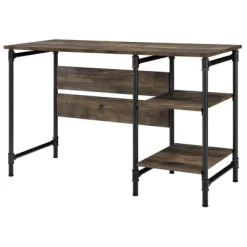 Anthony Single Pedestal Desk Rustic - Room & Joy -Room & Joy GUEST 21d9550a 9b40 40bf 846b 6ee6a3a96385