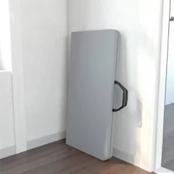 38.5" Fold In Half Multi-Purpose Card Table With Handle Gray - Room & Joy -Room & Joy GUEST 24a45e68 8f98 4831 9017 cf8f703ce244