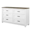 Sandlin 6 Drawer Dresser White - Room & Joy -Room & Joy GUEST 2748740d 34c9 4160 a8b2 3498f6d16eca