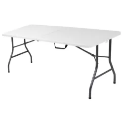 30" Fold-In-Half Blow Molded Folding Table - Room & Joy 25 30" Fold-In-Half Blow Molded Folding Table - Room & Joy -Room & Joy GUEST 2d760e36 3801 4eb5 9578 5374eb4a5785
