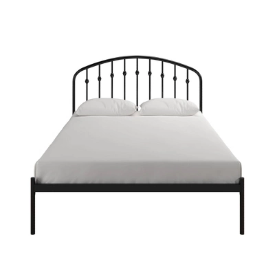 Remi Metal Platform Bed Frame Black - Room & Joy 7 Remi Metal Platform Bed Frame Black - Room & Joy - Image 5