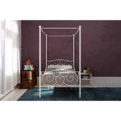 Twin Clara Metal Bed White - Room & Joy 13 Twin Clara Metal Bed White - Room & Joy -Room & Joy GUEST 31579a5f 1205 45b6 9fed 0d2cdab50fdc