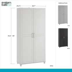Welby 36" Utility Storage Cabinet - Room & Joy 22 Welby 36" Utility Storage Cabinet - Room & Joy -Room & Joy GUEST 333a5c90 ad1e 477d 8933 ef9a68012216