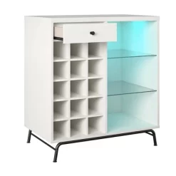 Hannaford Bar Cabinet White - Room & Joy -Room & Joy GUEST 36f8b024 d256 4625 8579 e7fbe92b1e23