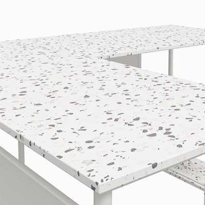 Woodbury L Desk Terrazzo - Room & Joy 7 Woodbury L Desk Terrazzo - Room & Joy - Image 5