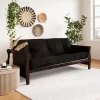 Full Chester Wood Arm Futon Frame With 8" Microfiber Mattress - Room & Joy -Room & Joy GUEST 39b94f59 bf7a 49c2 bbd1 db6bcb716b80