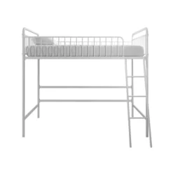 Twin Kaila Metal Loft Bed White - Room & Joy -Room & Joy GUEST 3a8681a8 917d 4332 aa62 0db68cdda968