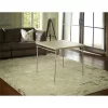 34" Vinyl Top Folding Table - Room & Joy
