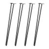 Room & Joy 26" 4pk Steel Hairpin Furniture Legs Black 1 Room & Joy 26" 4pk Steel Hairpin Furniture Legs Black -Room & Joy GUEST 3c74e5f4 27c7 440c a68e b31420c0caf9