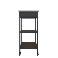 Reida Industrial Kitchen Cart Brown - Room & Joy -Room & Joy GUEST 3ebb53ae a498 4810 8e1a 137e02421f89