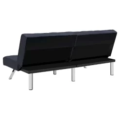 Eve Velvet Upholstered Convertible Futon - Room & Joy -Room & Joy GUEST 3ff3700b e4bf 49c8 8f4a 7c3e591fee76