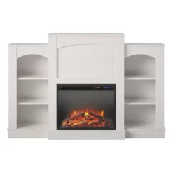 Kindle Cove Fireplace Mantel With Bookshelves - Room & Joy -Room & Joy GUEST 403e8b4e 92b3 469d 857a bb1037f2413c