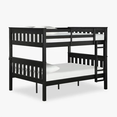 Full Over Full Petty Wood Bunk Bed With USB Port - Room & Joy 14 Full Over Full Petty Wood Bunk Bed With USB Port - Room & Joy - Image 12