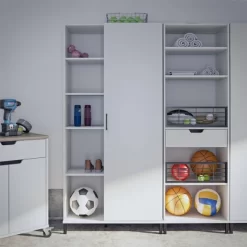 36" Vario 1 Door Wide Storage Cabinet White - Room & Joy -Room & Joy GUEST 42688204 7c06 4786 b060 f20aca0cf2a8