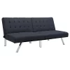 Eve Velvet Upholstered Convertible Futon - Room & Joy -Room & Joy GUEST 435d489c 3cd5 4803 96d3 48564d0ed3b9