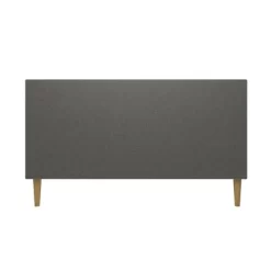 Queen Fabio Mid-Century Daybed Queen Gray Linen - Room & Joy -Room & Joy GUEST 43832a15 894d 4037 be57 562434d82fb1