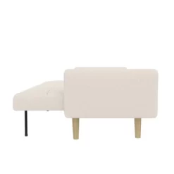 Benedict Wooden Futon Ivory - Room & Joy -Room & Joy GUEST 43f27d97 4d04 47ff 9bce 64c0823d529f