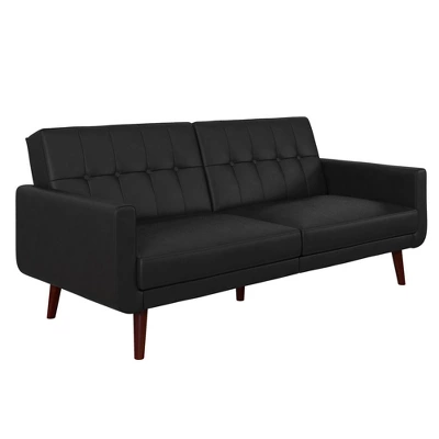 Fiore Modern Futon Faux Leather - Room & Joy 16 Fiore Modern Futon Faux Leather - Room & Joy - Image 14