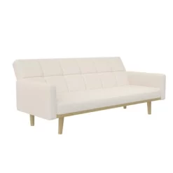 Benedict Wooden Futon Ivory - Room & Joy -Room & Joy GUEST 49aff4d1 2602 48c7 bab1 6bd2c5a052ed