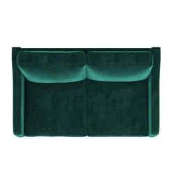 Penny 2 Seater Loveseat Sofa Green Velvet - Room & Joy -Room & Joy GUEST 4a241f3d f99b 4fde b667 50de5475cee2