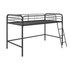Adeline Junior Metal Loft Bed Black - Room & Joy -Room & Joy GUEST 4a59e088 6990 4618 a903 f49d36a95a8b
