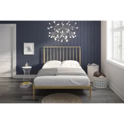 Gia Modern Glam Metal Bed - Room & Joy -Room & Joy GUEST 4c67a4b5 39af 4244 a057 1cc0bb6d8333