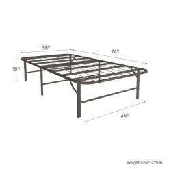 Room & Joy Twin Emmerson Metal Platform Bed & Mattress Foundation Black 9 Room & Joy Twin Emmerson Metal Platform Bed & Mattress Foundation Black -Room & Joy GUEST 4fd283b8 381b 4a88 a5a9 ca8dc62f1819