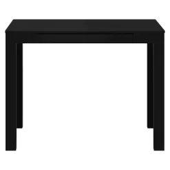 George Wood Writing Desk With Drawers Black - Room & Joy