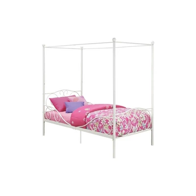 Twin Clara Metal Bed White - Room & Joy 3 Twin Clara Metal Bed White - Room & Joy